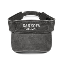Load image into Gallery viewer, Sankofa University Alumni Vintage Denim Visor
