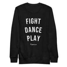 Load image into Gallery viewer, Personalizable Fight, Dance, Play Capoeira Unisex Sweatshirt