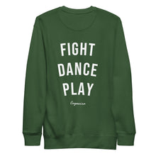 Load image into Gallery viewer, Personalizable Fight, Dance, Play Capoeira Unisex Sweatshirt
