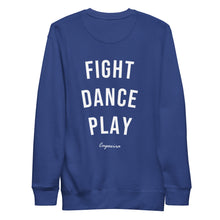 Load image into Gallery viewer, Personalizable Fight, Dance, Play Capoeira Unisex Sweatshirt