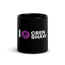 Load image into Gallery viewer, I Walk Crenshaw Black Glossy Mug