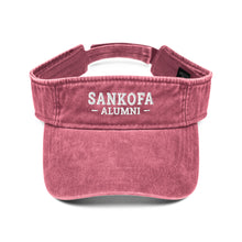 Load image into Gallery viewer, Sankofa University Alumni Vintage Denim Visor