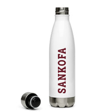 Load image into Gallery viewer, Sankofa University Stainless Steel Water Bottle