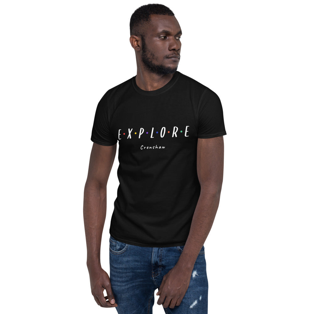 Personalizable Explore Short-Sleeve Unisex T-Shirt – Go Crenshaw