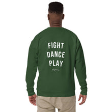 Load image into Gallery viewer, Personalizable Fight, Dance, Play Capoeira Unisex Sweatshirt