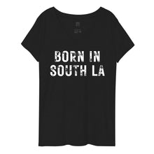 Load image into Gallery viewer, BISLA Distressed Women’s Recycled V-neck T-shirt