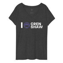 Load image into Gallery viewer, I Bus Crenshaw Women’s Recycled V-neck T-shirt