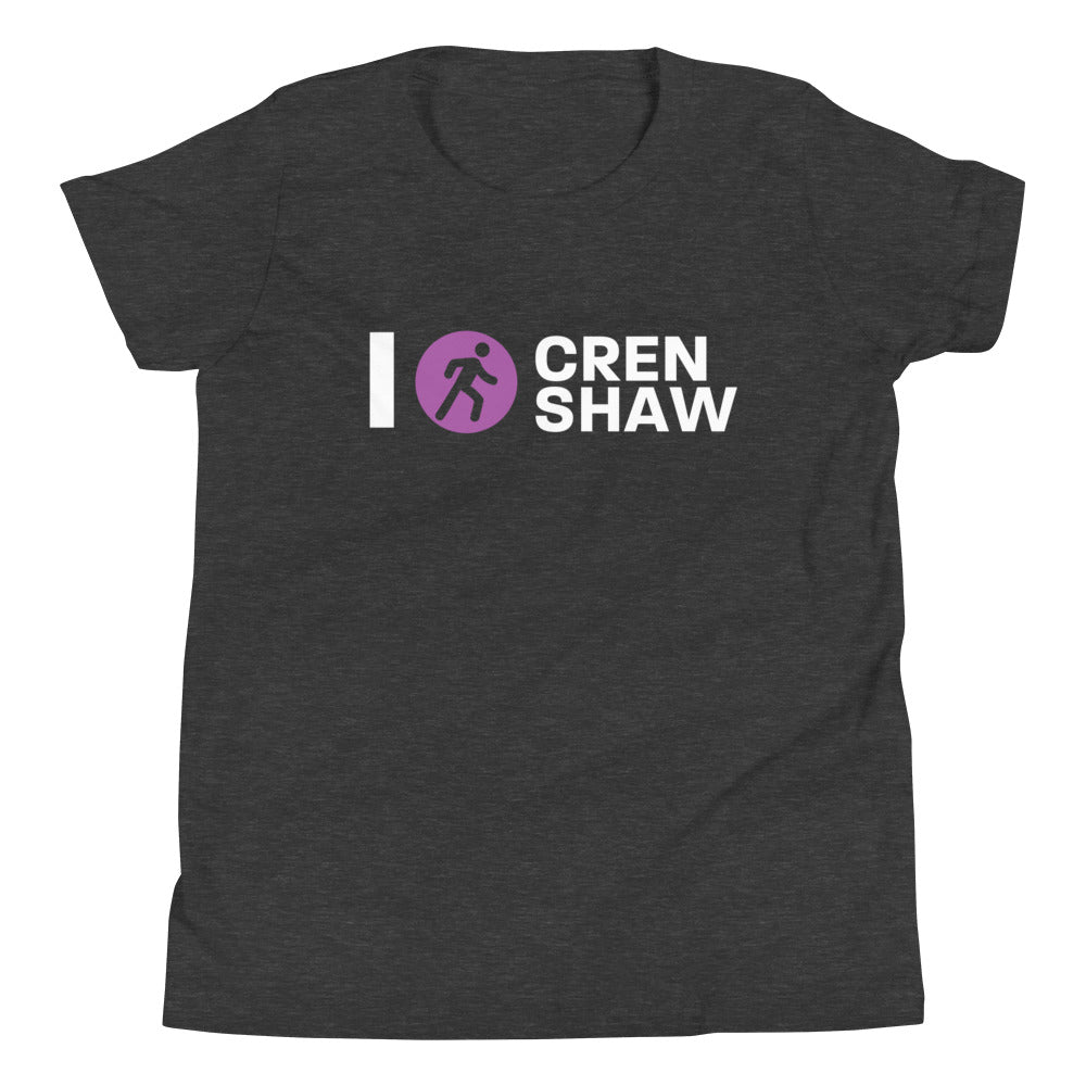 I Walk Crenshaw Youth Short Sleeve T-Shirt