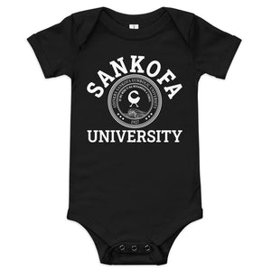 Sankofa University Baby Short-Sleeve One Piece