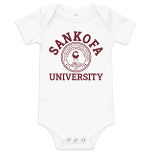 Sankofa University Baby Short-Sleeve One Piece