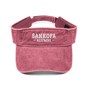 Sankofa University Alumni Vintage Denim Visor