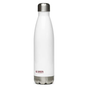 Sankofa University Stainless Steel Water Bottle