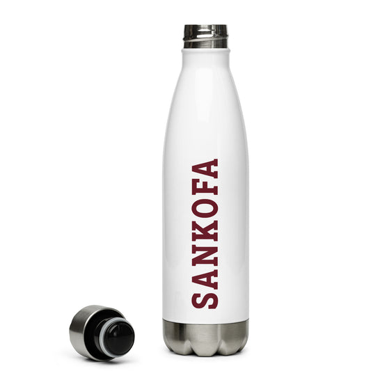Sankofa University Stainless Steel Water Bottle