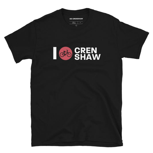 I Bike Crenshaw Short-Sleeve Unisex T-Shirt