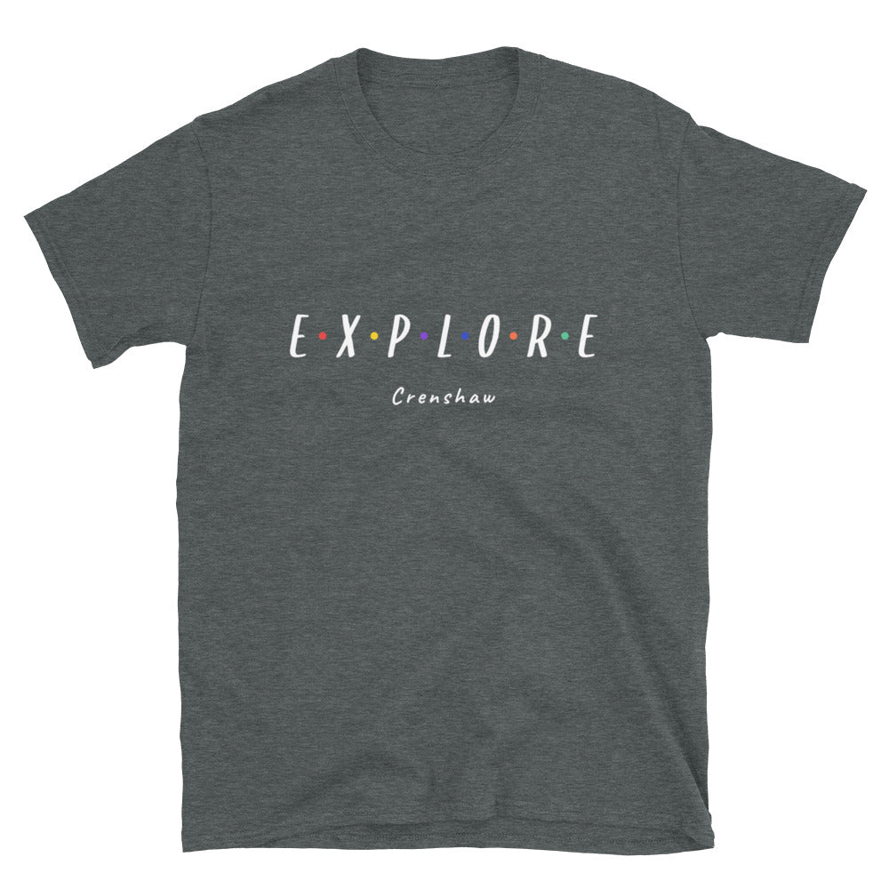 Personalizable Explore Short-Sleeve Unisex T-Shirt – Go Crenshaw