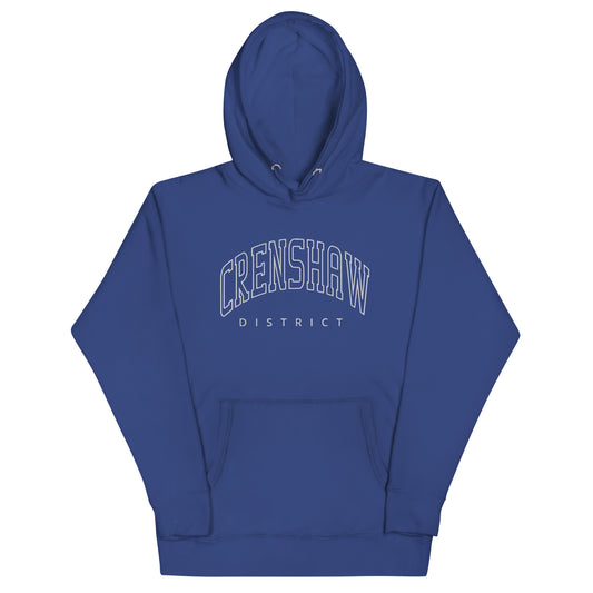 Crenshaw District Embroidered Unisex Hoodie