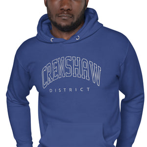 Crenshaw District Embroidered Unisex Hoodie