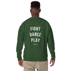 Personalizable Fight, Dance, Play Capoeira Unisex Sweatshirt