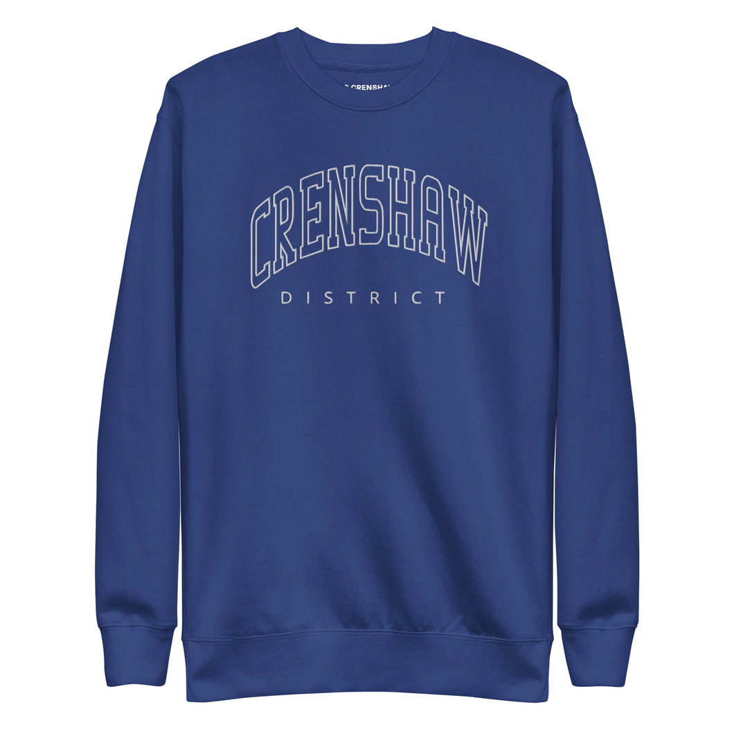 Crenshaw District Embroidered Unisex Sweatshirt
