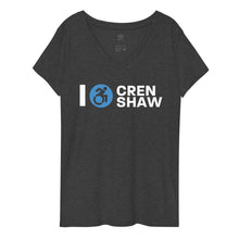 Load image into Gallery viewer, I Roll Crenshaw Women’s Recycled V-neck T-shirt
