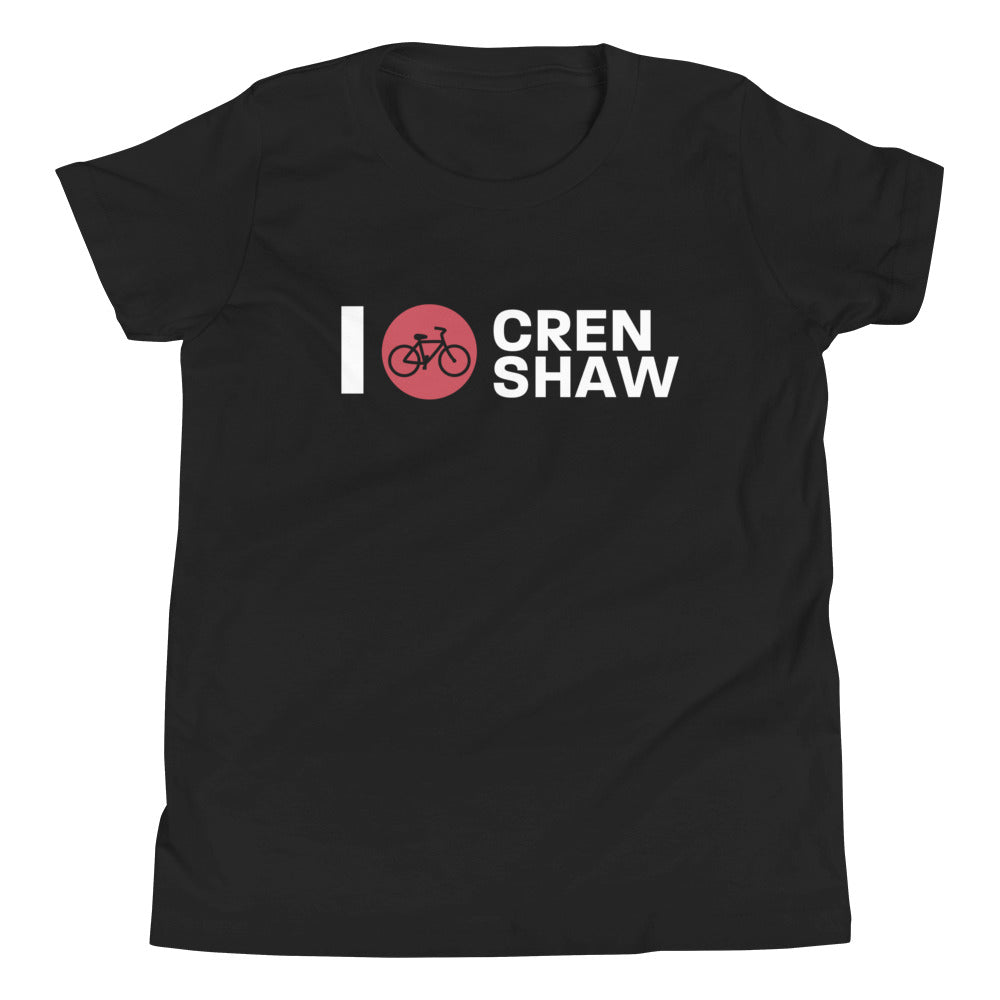 I Bike Crenshaw Youth Short Sleeve T-Shirt
