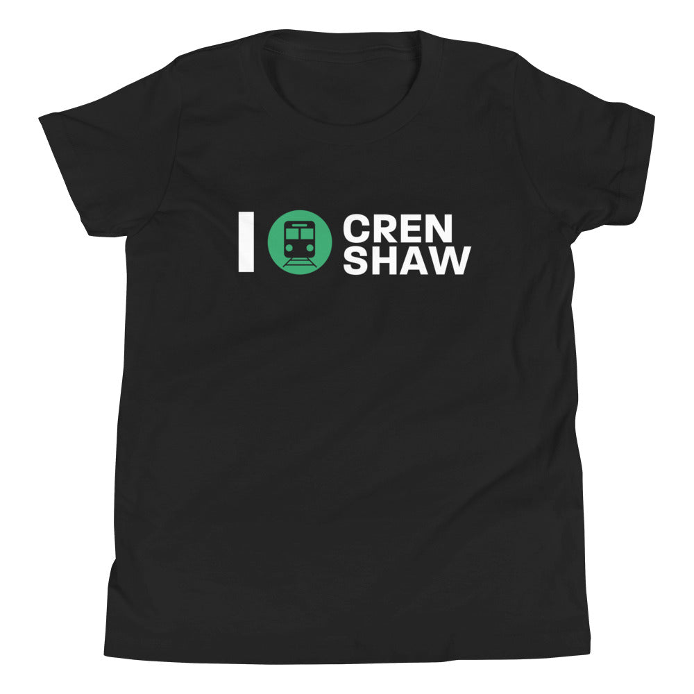 I Train Crenshaw Youth Short Sleeve T-Shirt