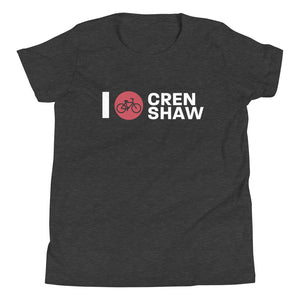 I Bike Crenshaw Youth Short Sleeve T-Shirt