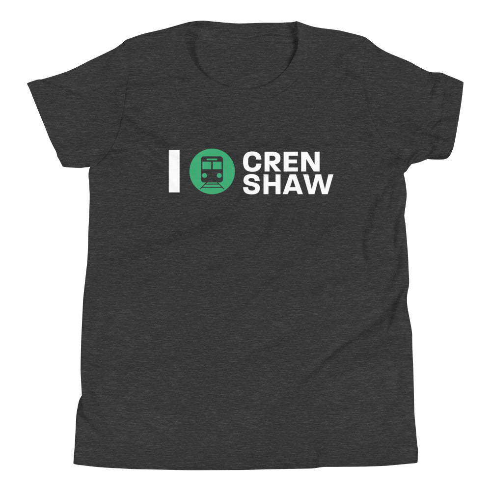 I Train Crenshaw Youth Short Sleeve T-Shirt